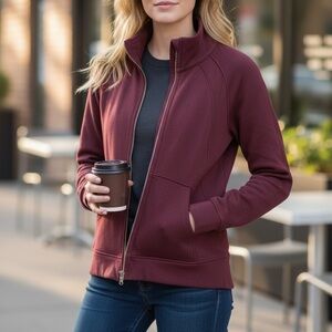 Lululemon Athletica Maroon Jacket